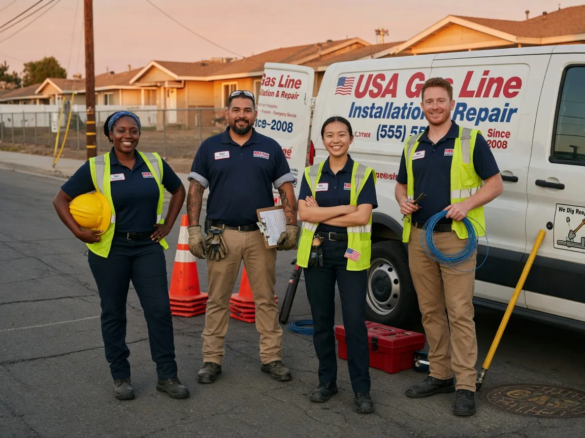 Gas Line Installation company in Dunreith, IN